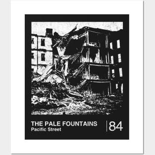 The Pale Fountains / Minimalist Graphic Artwork Design Posters and Art